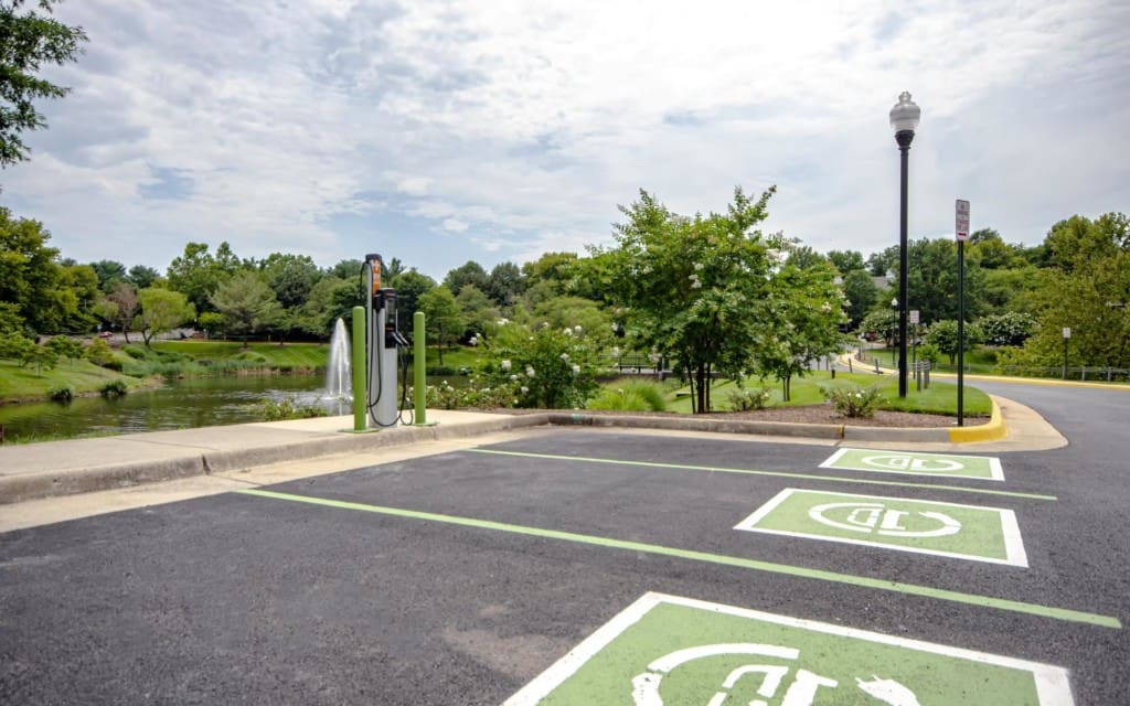 Go green with our electric car charging stations
